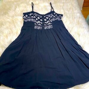 Express - Black & White Spring Dress Size XS